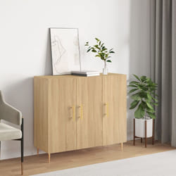 Vidaxl - Buffet chêne sonoma 90x34x80 cm bois d'ingénierie