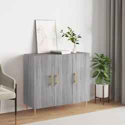 Vidaxl - Buffet sonoma gris 90x34x80 cm bois d'ingénierie