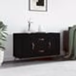 vidaXL Buffet noir 100x36x60 cm bois d'ingénierie