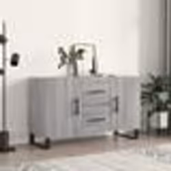 vidaXL Buffet sonoma gris 100x36x60 cm bois d'ingénierie
