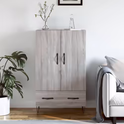 Cherchez-vous un buffet haut de gamme stylé ? Ce buffet haut ajoute un charme moderne à votre intérieur existant ! Matériau d ...