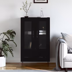 Cherchez-vous un buffet haut de gamme stylé ? Ce buffet haut ajoute un charme moderne à votre intérieur existant ! Matériau d ...