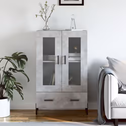 Cherchez-vous un buffet haut de gamme stylé ? Ce buffet haut ajoute un charme moderne à votre intérieur existant ! Matériau d ...