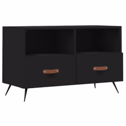 VidaXL 828941, Noir, Bois, Bois, 800 mm, 360 mm, 500 mm