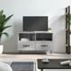 vidaXL Meuble TV Sonoma gris 80x36x50 cm Bois d'ingénierie