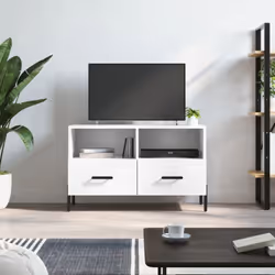 Ce meuble de télévision robuste est certainement conçu pour être un point de mire de votre pièce avec un design tendance mais ...