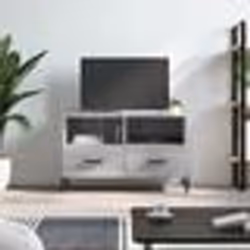 vidaXL Meuble TV Sonoma gris 80x36x50 cm Bois d'ingénierie