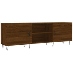 Vidaxl - Meuble tv chêne marron 150x30x50 cm bois d'ingénierie