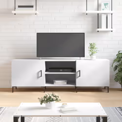 Ce meuble de télévision robuste est certainement conçu pour être un point de mire de votre pièce avec un design tendance mais ...