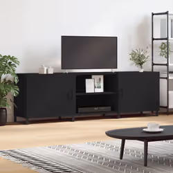 Ce meuble de télévision robuste est certainement conçu pour être un point de mire de votre pièce avec un design tendance mais ...