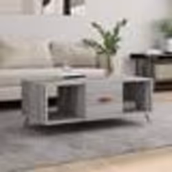 vidaXL Table basse sonoma gris 102x50x40 cm bois d'ingénierie