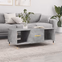 Ajoutez une touche d'élégance à votre salon avec cette élégante table basse. Matériau durable : le bois d'ingénierie est d'un ...