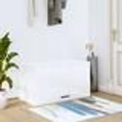 vidaXL Table basse gris béton 102x50x40 cm bois d'ingénierie