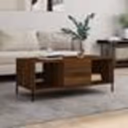 vidaXL Table basse chêne marron 102x50x40 cm bois d'ingénierie