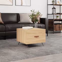 Ajoutez une touche d'élégance à votre salon avec cette élégante table basse. Matériau durable : le bois d'ingénierie est d'un ...