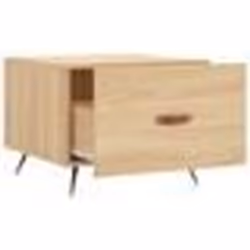 vidaXL Tables basses 2 pcs chêne sonoma 50x50x40 cm bois d'ingénierie