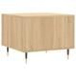 vidaXL Tables basses 2 pcs chêne sonoma 50x50x40 cm bois d'ingénierie