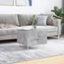 vidaXL Table basse gris béton 50x50x40 cm bois d'ingénierie