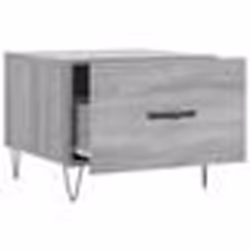 vidaXL Tables basses 2 pcs sonoma gris 50x50x40 cm bois d'ingénierie