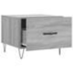 vidaXL Tables basses 2 pcs sonoma gris 50x50x40 cm bois d'ingénierie