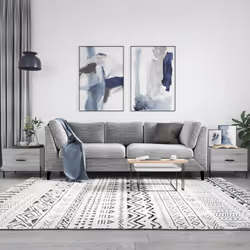 Ajoutez une touche d'élégance à votre salon avec ces tables basses élégantes. Matériau durable : le bois d'ingénierie est d'u ...