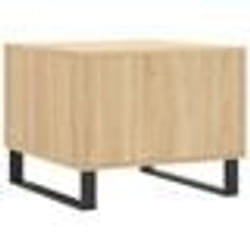 vidaXL Tables basses 2 pcs chêne sonoma 50x50x40 cm bois d'ingénierie