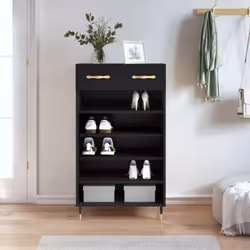 Gardez vos chaussures organisées et créez un environnement bien rangé avec cette élégante armoire à chaussures ! Matériau dur ...