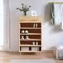 vidaXL Armoire à chaussures chêne sonoma 60x35x105cm bois d'ingénierie