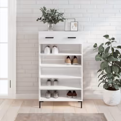 Gardez vos chaussures organisées et créez un environnement bien rangé avec cette élégante armoire à chaussures ! Matériau dur ...