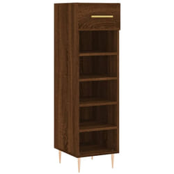Vidaxl - Meuble à chaussures chêne marron 30x35x105 cm bois d'ingénierie