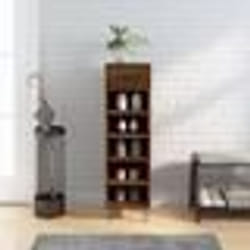 vidaXL Meuble à chaussures chêne marron 30x35x105 cm bois d'ingénierie