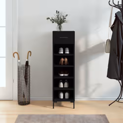 Gardez vos chaussures organisées et créez un environnement bien rangé avec cette élégante armoire à chaussures ! Matériau dur ...