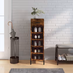 Gardez vos chaussures organisées et créez un environnement bien rangé avec cette élégante armoire à chaussures ! Matériau dur ...