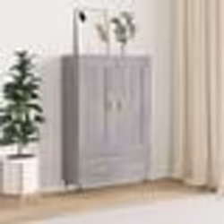 vidaXL Buffet haut sonoma gris 69,5x31x115 cm bois d'ingénierie