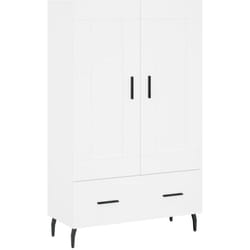 vidaXL Buffet haut blanc 69,5x31x115 cm bois d'ingénierie