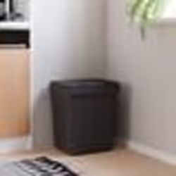 vidaXL Poubelle double anthracite 2x25 L