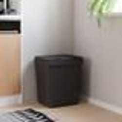vidaXL Poubelle double anthracite 2x25 L