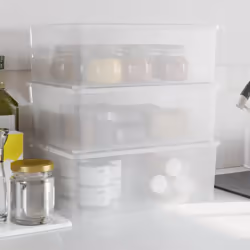 Ces boîtes de rangement en plastique transparent sont la solution idéale pour ranger vos affaires dans la maison, la chambre ...