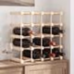 vidaXL Casier à vin pour 20 bouteilles 465x23x465 cm pin massif 353751