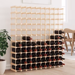 Description générale Rangez, vieillissez et présentez votre vin avec style grâce à ce casier à bouteilles en bois de pin mass ...