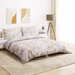 Cet ensemble de housse de couette est doux et confortable, ajoutant une touche agréable à votre chambre à coucher. Matériau c ...