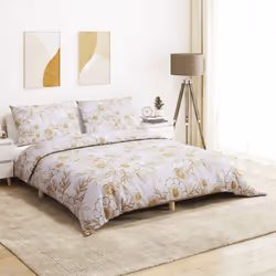 Cet ensemble de housse de couette est doux et confortable, ajoutant une touche agréable à votre chambre à coucher. Matériau c ...