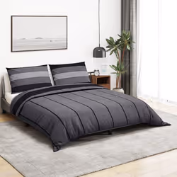 Cet ensemble de housse de couette est doux et confortable, ajoutant une touche agréable à votre chambre à coucher. Matériau c ...