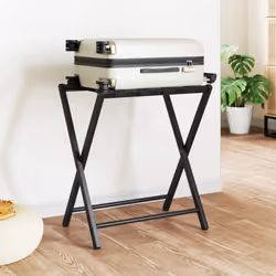 Ce porte-bagages est l'aide parfaite pour emballer, déballer et ranger votre valise. Matériau naturel : ce porte-bagages est  ...