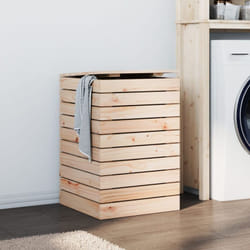 Vidaxl - Panier à linge 44x44x66 cm bois massif de pin