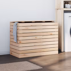 Ce panier à linge en bois vous offre une solution plus pratique pour ranger votre linge sale et avoir une maison bien rangée. ...