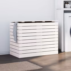 Ce panier à linge en bois vous offre une solution plus pratique pour ranger votre linge sale et avoir une maison bien rangée. ...