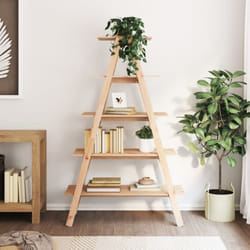 Tagère 5 niveaux en forme de a 110x40x180,5 cm bois pin massif Vidaxl