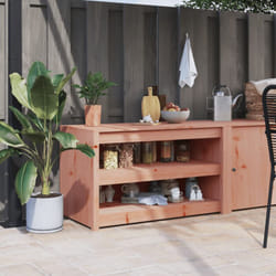 Vidaxl - Armoire de cuisine d'extérieur 106x55x64 cm bois massif douglas