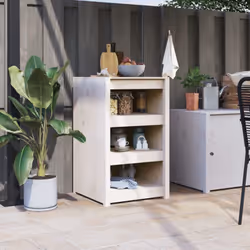 Créez une cuisine d'extérieur avec cette armoire de cuisine d'extérieur en bois selon vos souhaits et profitez du confort dan ...